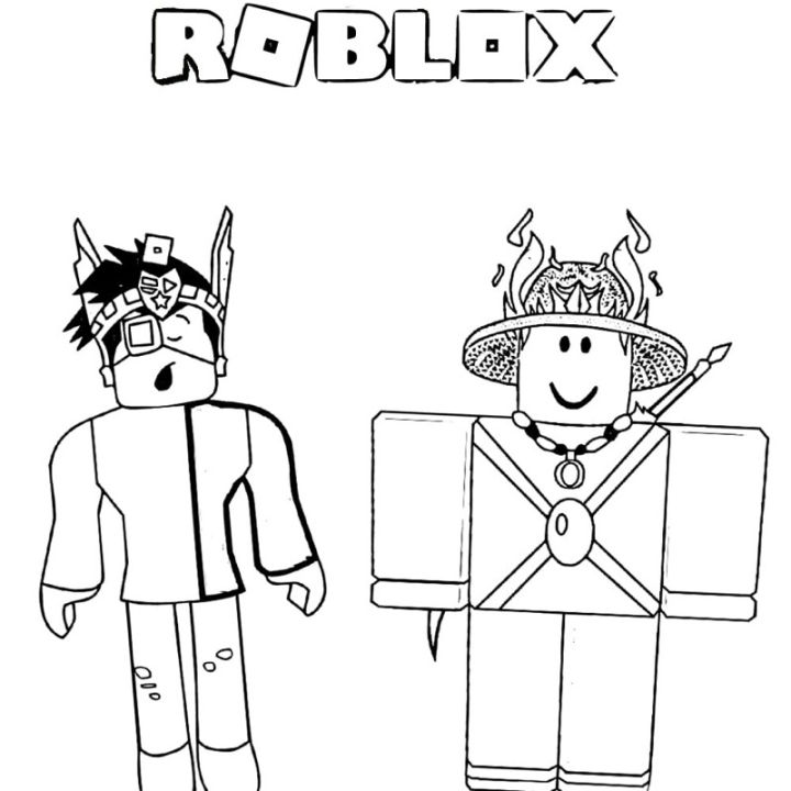 bộ sưu tập tranh tô màu roblox