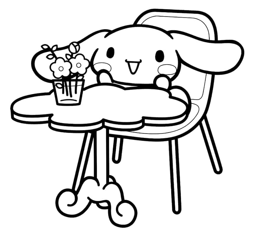 coloring pages tranh tô màu cinnamoroll 0011