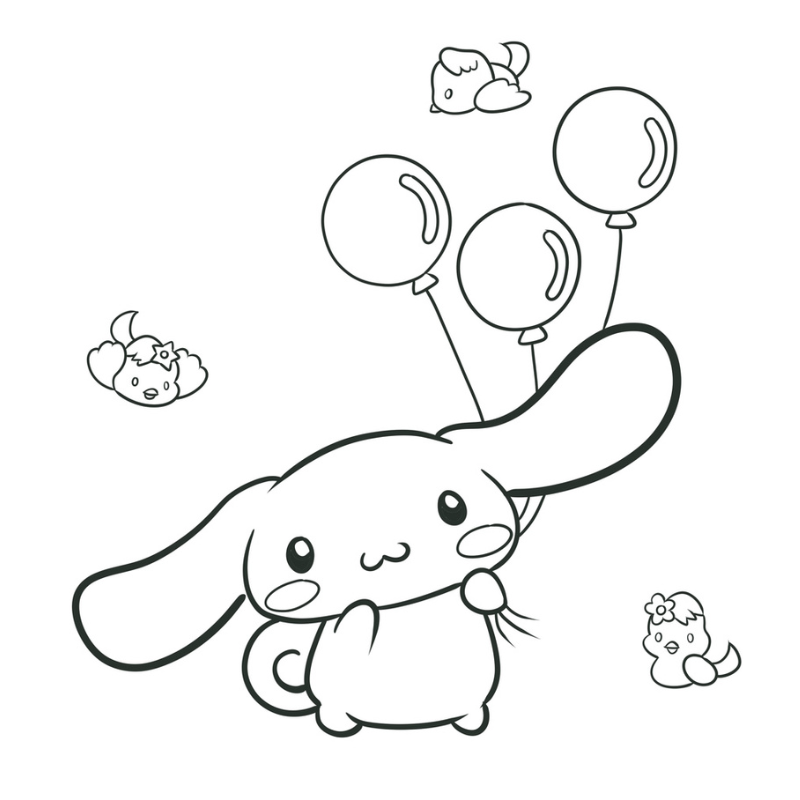 coloring pages tranh tô màu cinnamoroll 0023