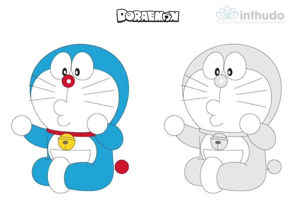 doraemon tô màu 0015