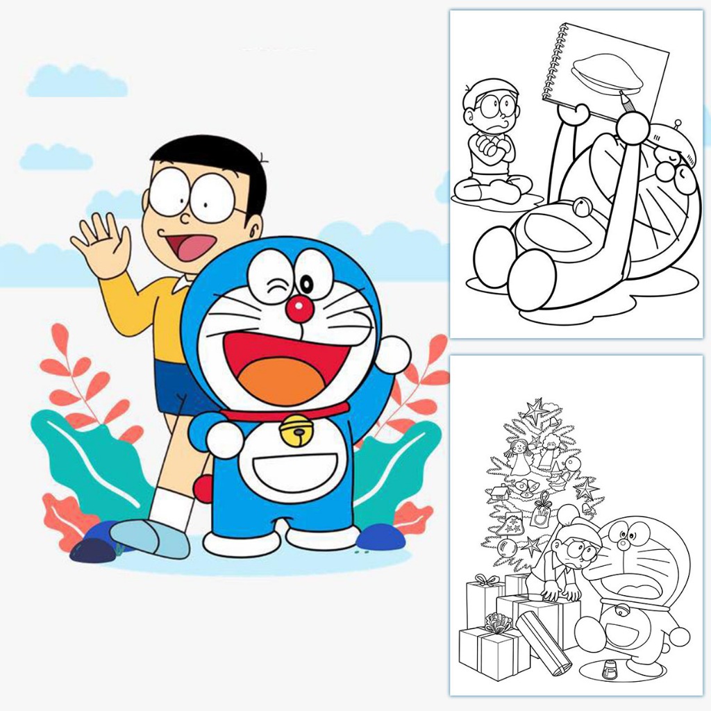 doraemon tô màu 0027