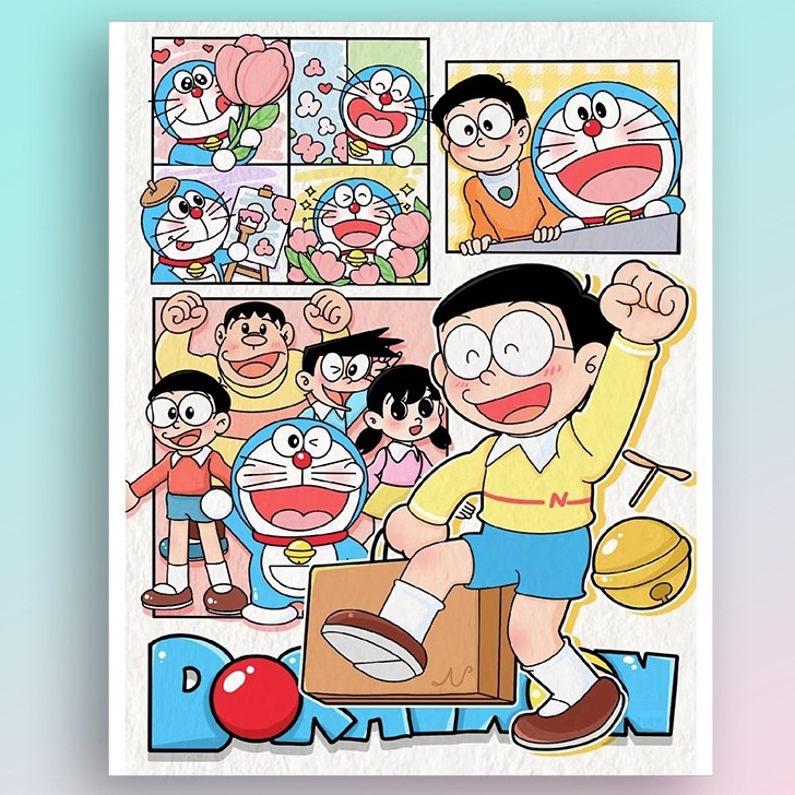 doraemon tô màu 0029