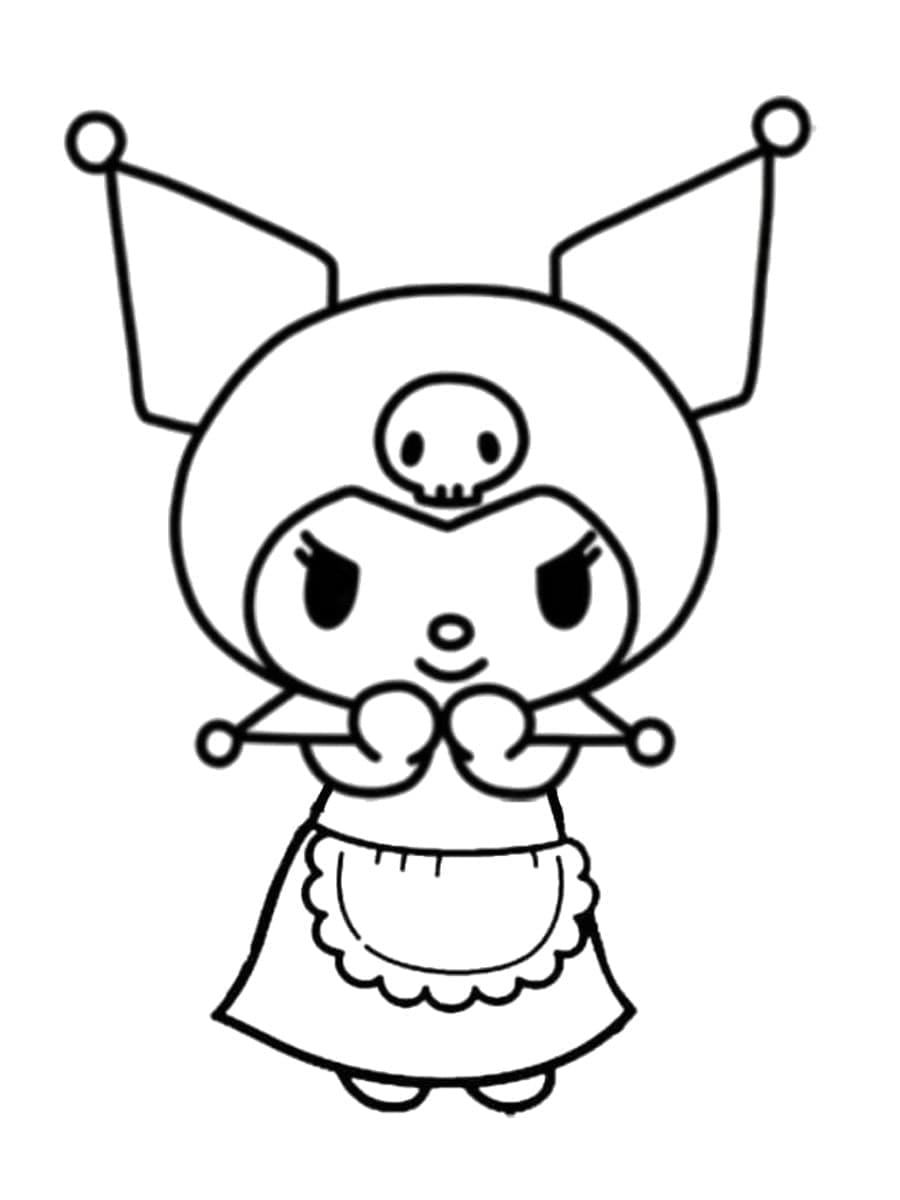 hình tô màu kuromi