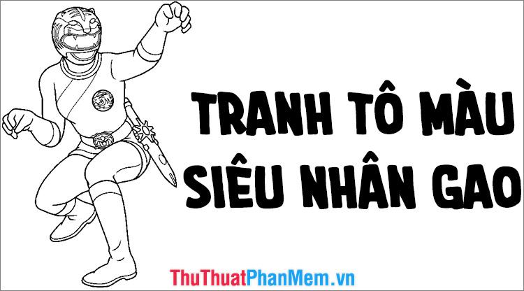 in tranh tô màu siêu nhân