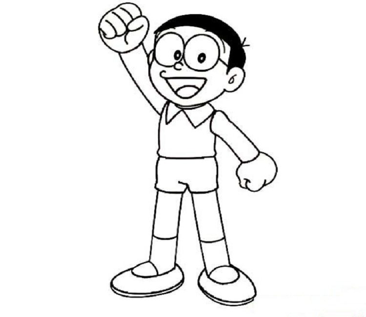 nobita tô màu