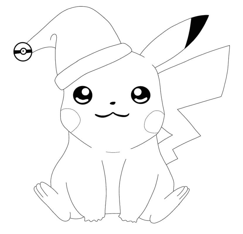 phát triển năng khiếu nghệ thuật qua tranh tô màu Pikachu chibi.