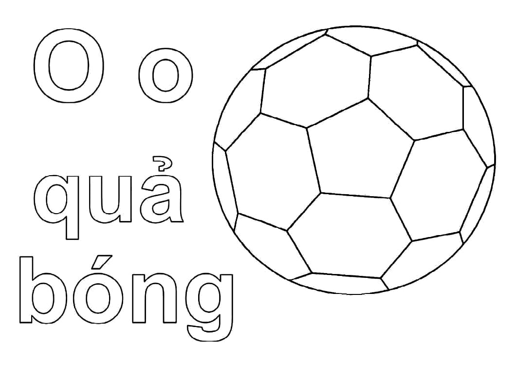 quả bóng tô màu