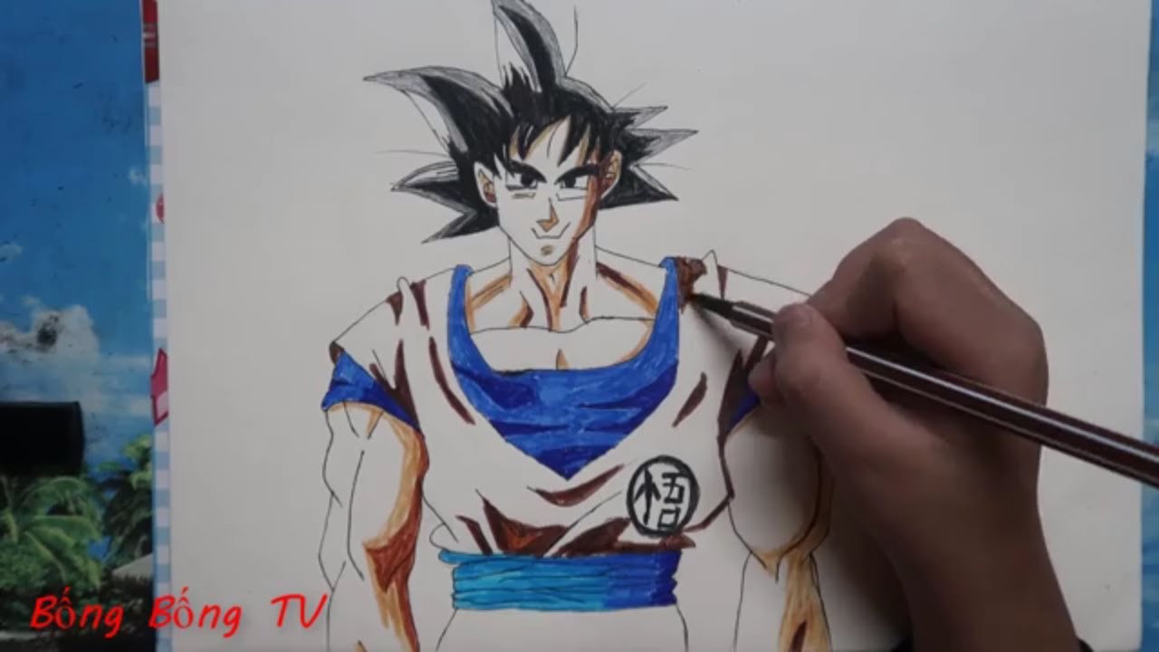 sáng tạo với tô màu Dragon Ball