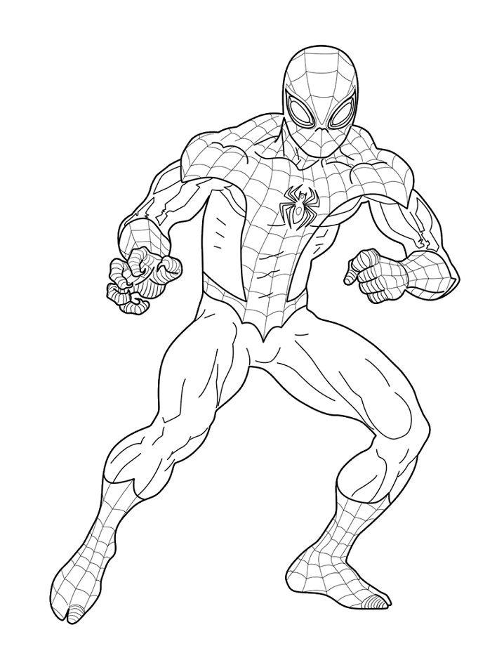 spider man tô màu