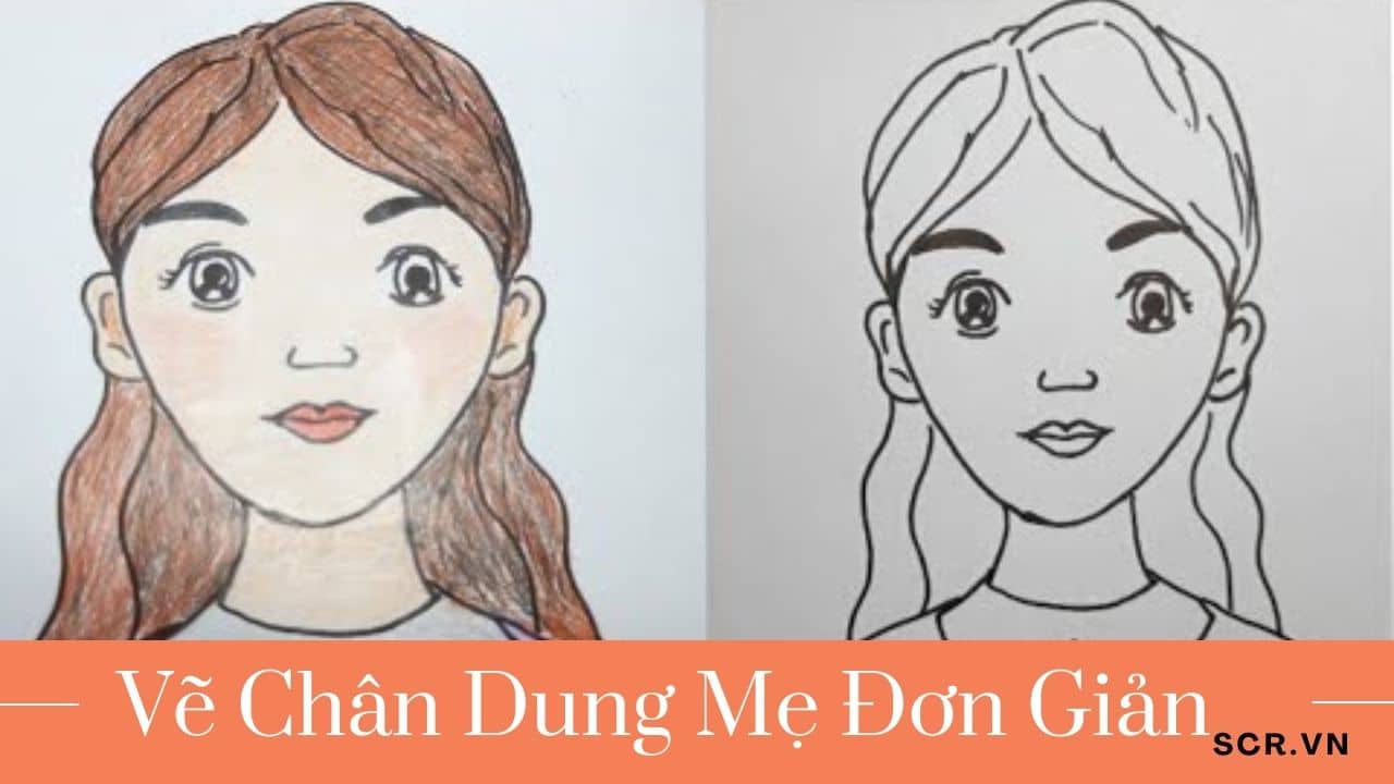 tô màu chân dung mẹ 0015