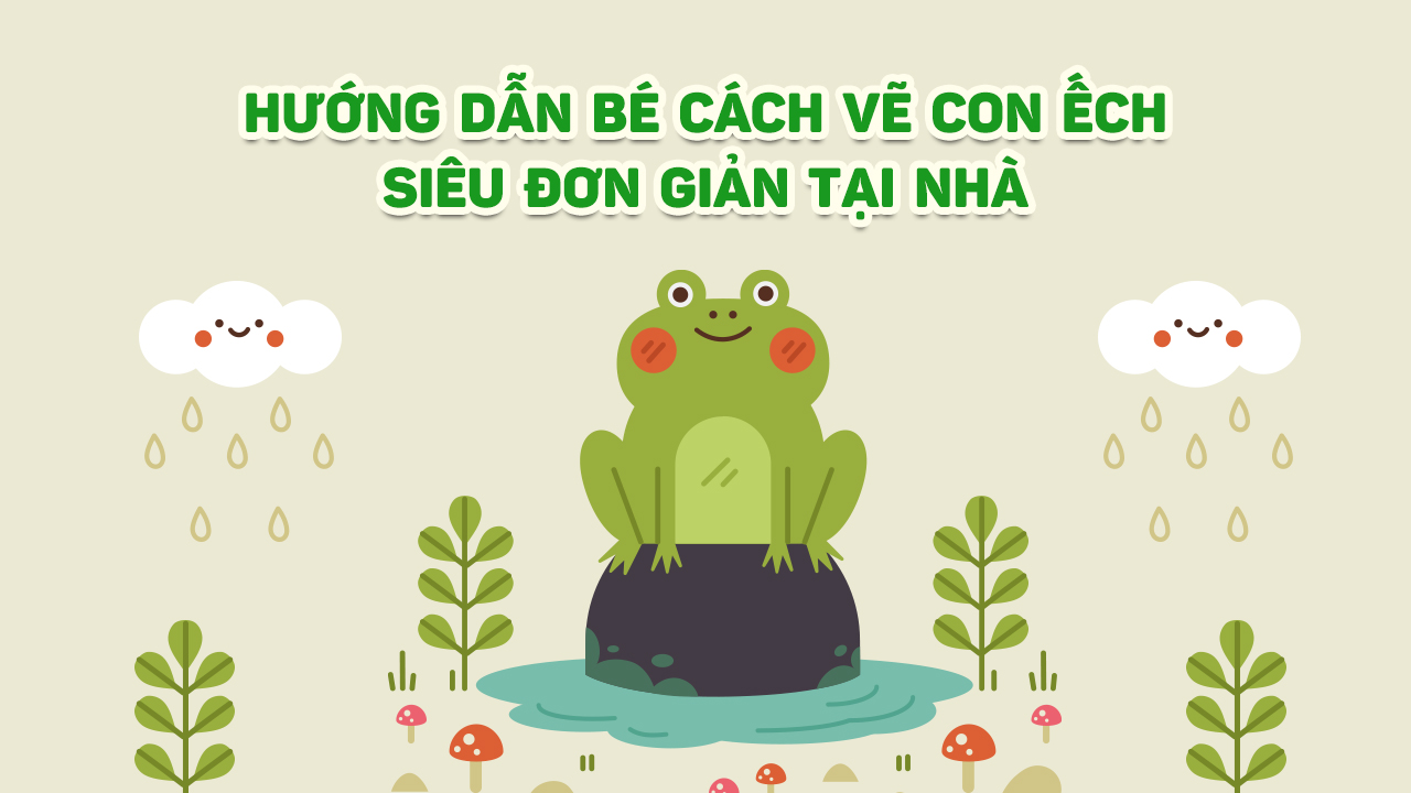 tô màu con ếch dễ thương 0013