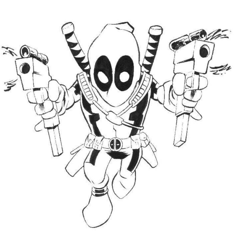 tô màu deadpool 0017