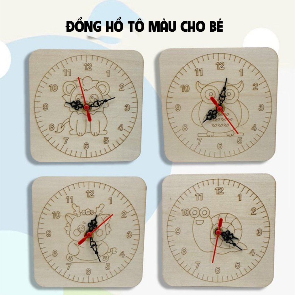 tô màu đồng hồ 0013