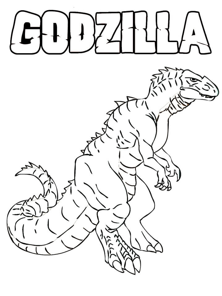 tô màu godzilla 0017