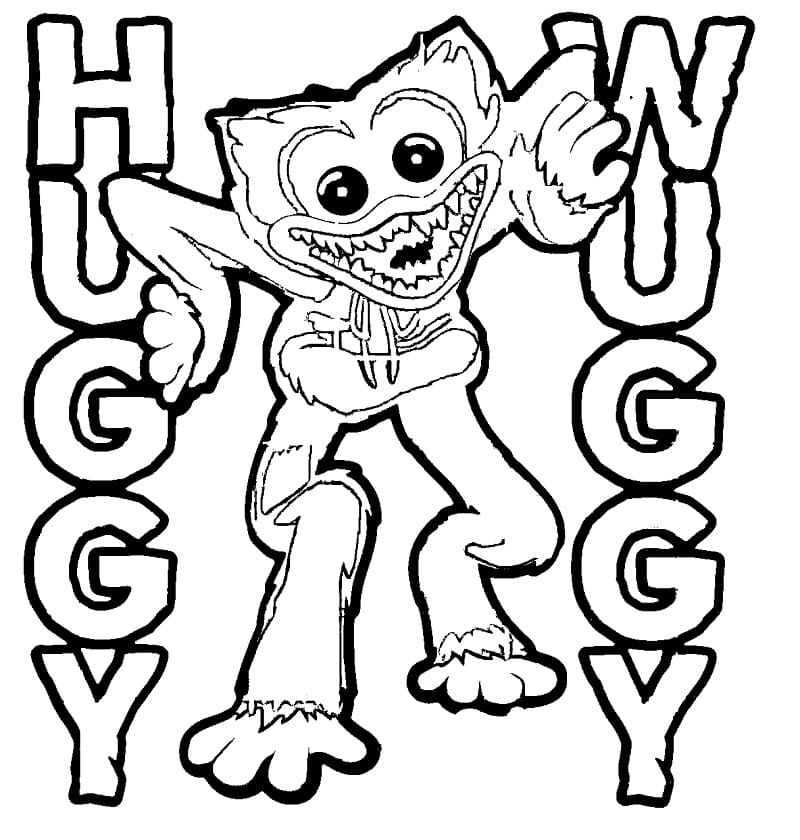 tô màu huggy wuggy 0018