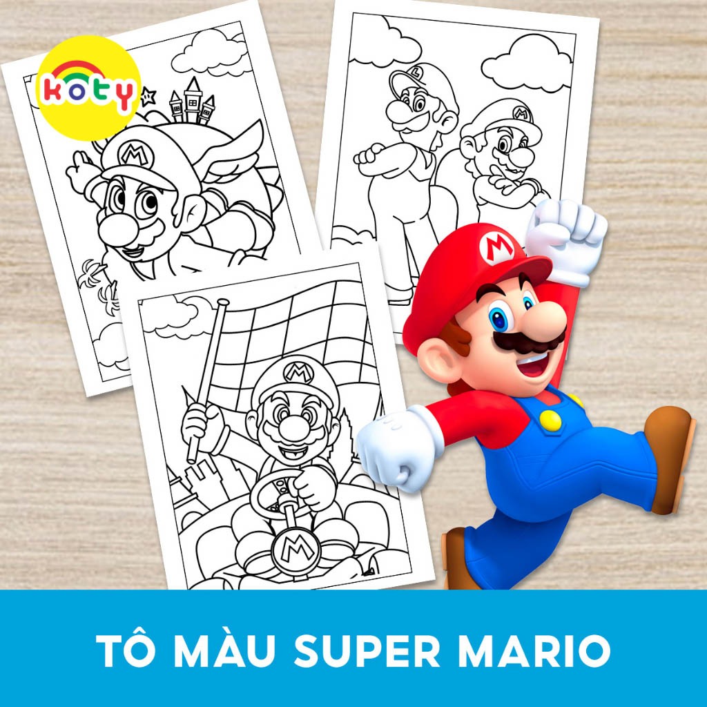 tô màu mario 0010