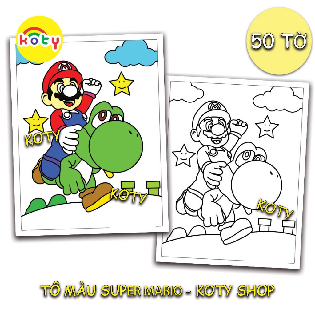 tô màu mario 0016