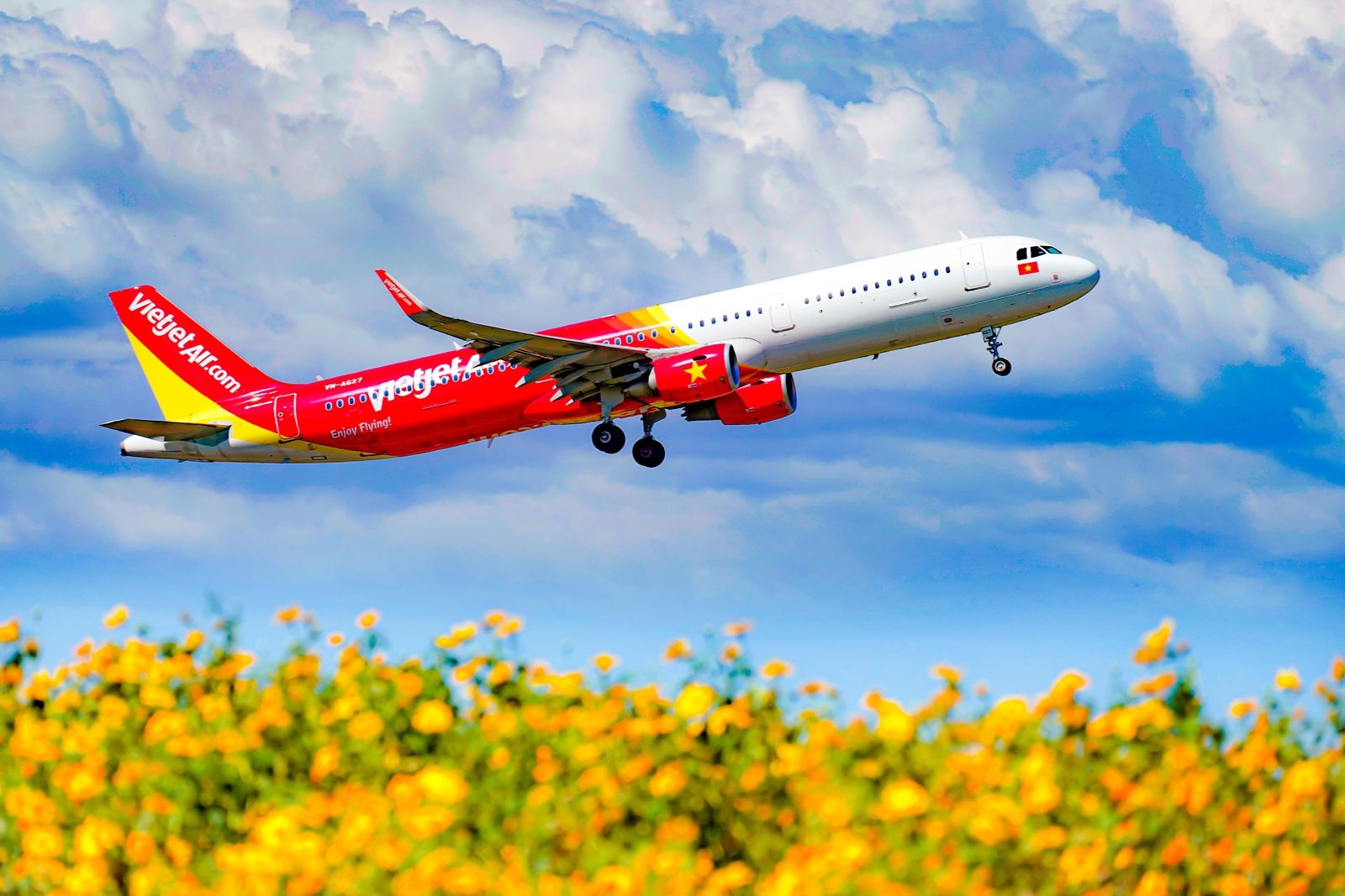 tô màu máy bay vietjet 0010