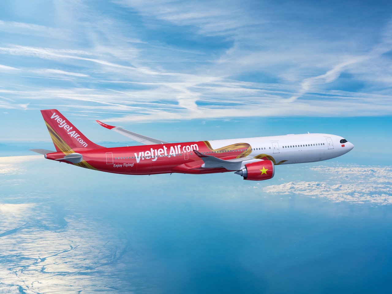 tô màu máy bay vietjet 0014