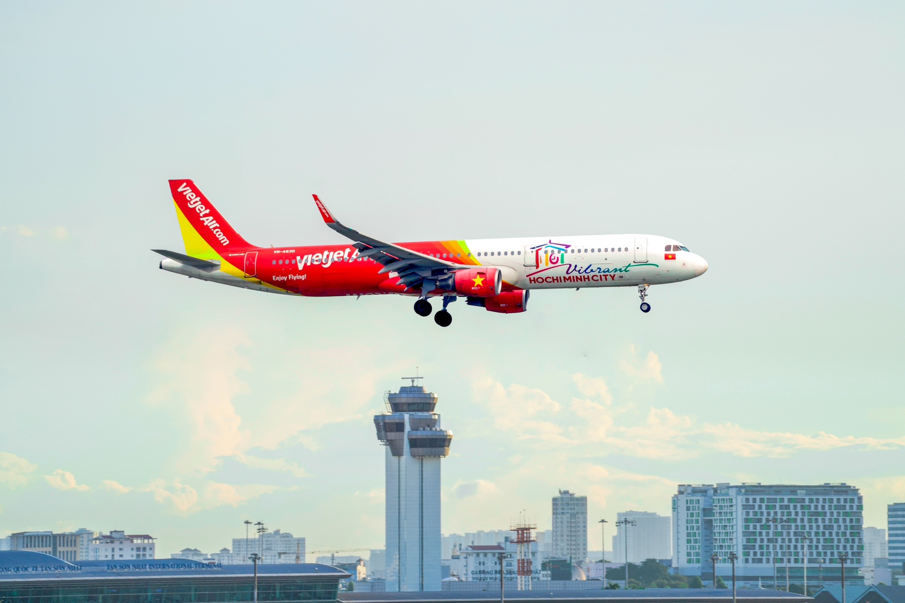 tô màu máy bay vietjet 0015