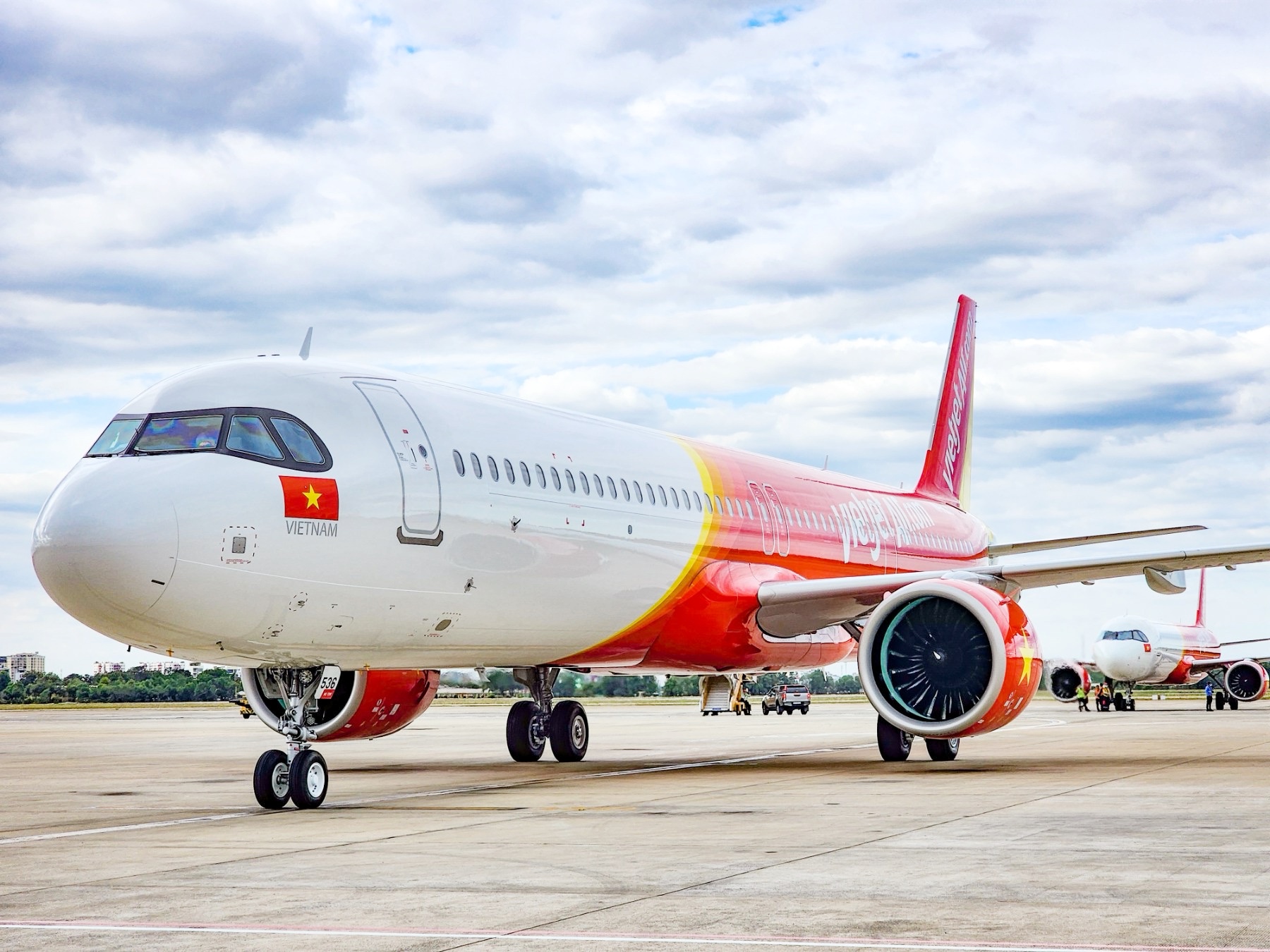 tô màu máy bay vietjet 0020