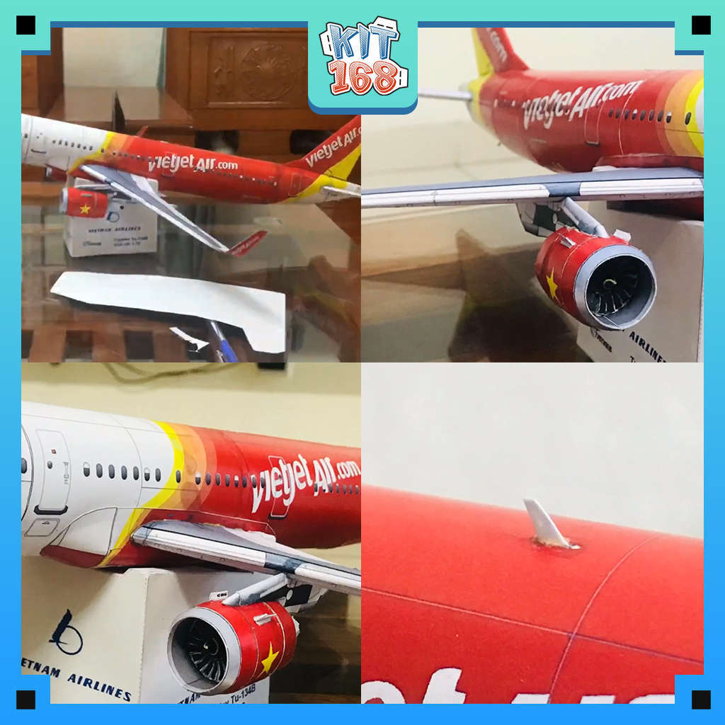 tô màu máy bay vietjet 0025