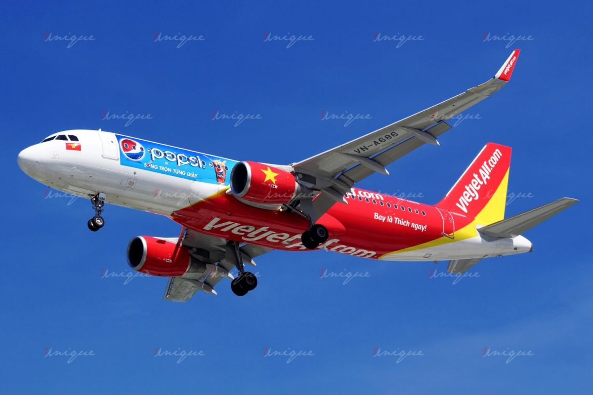 tô màu máy bay vietjet 0029