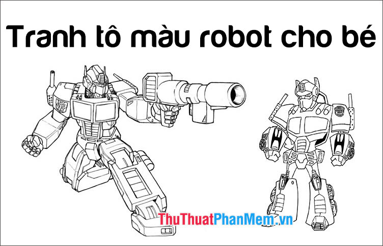 tô màu robot 0021