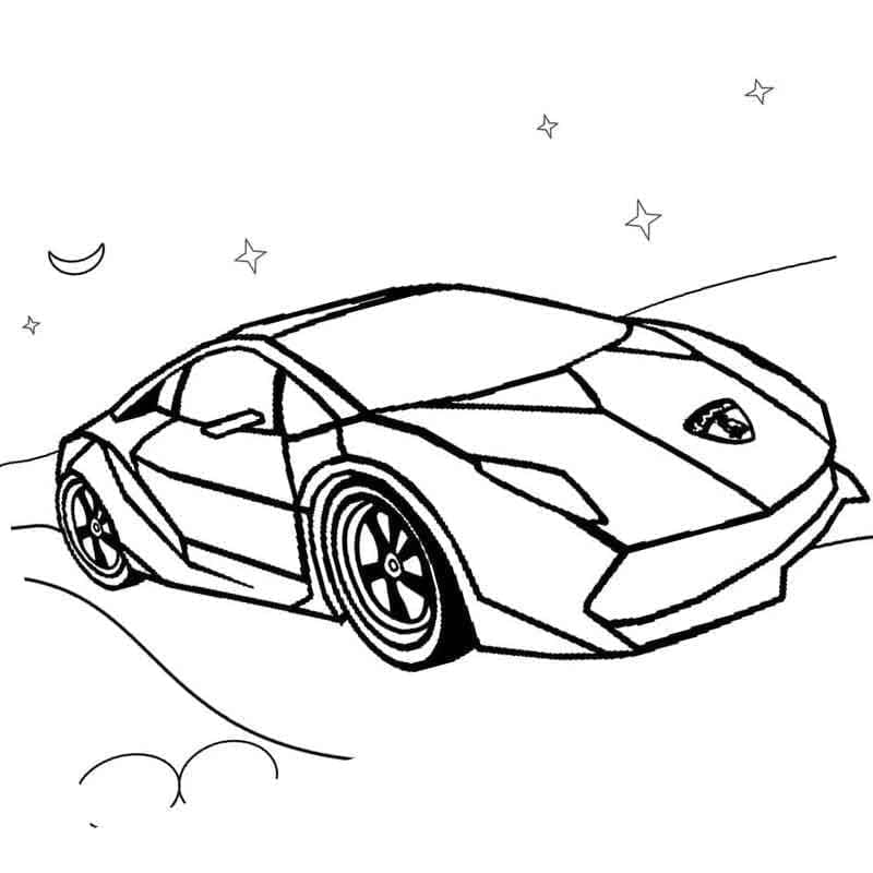 tô màu siêu xe lamborghini 0023