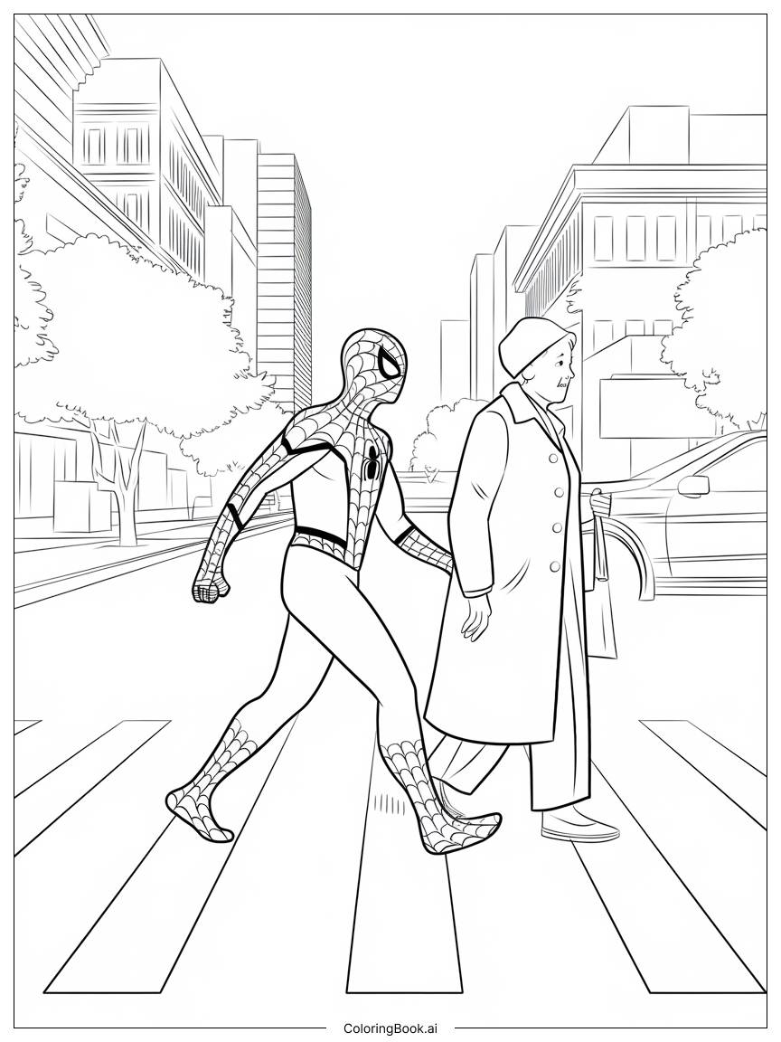 tô màu spider man 0015