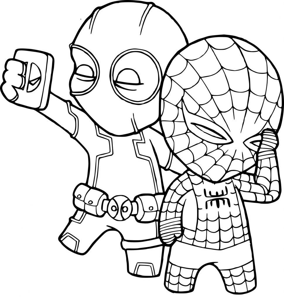 tô màu spider man 0022