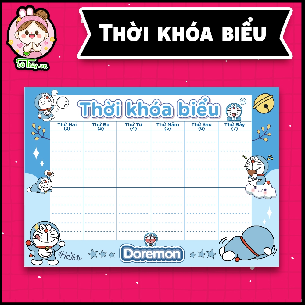 tô màu thời khóa biểu 0015