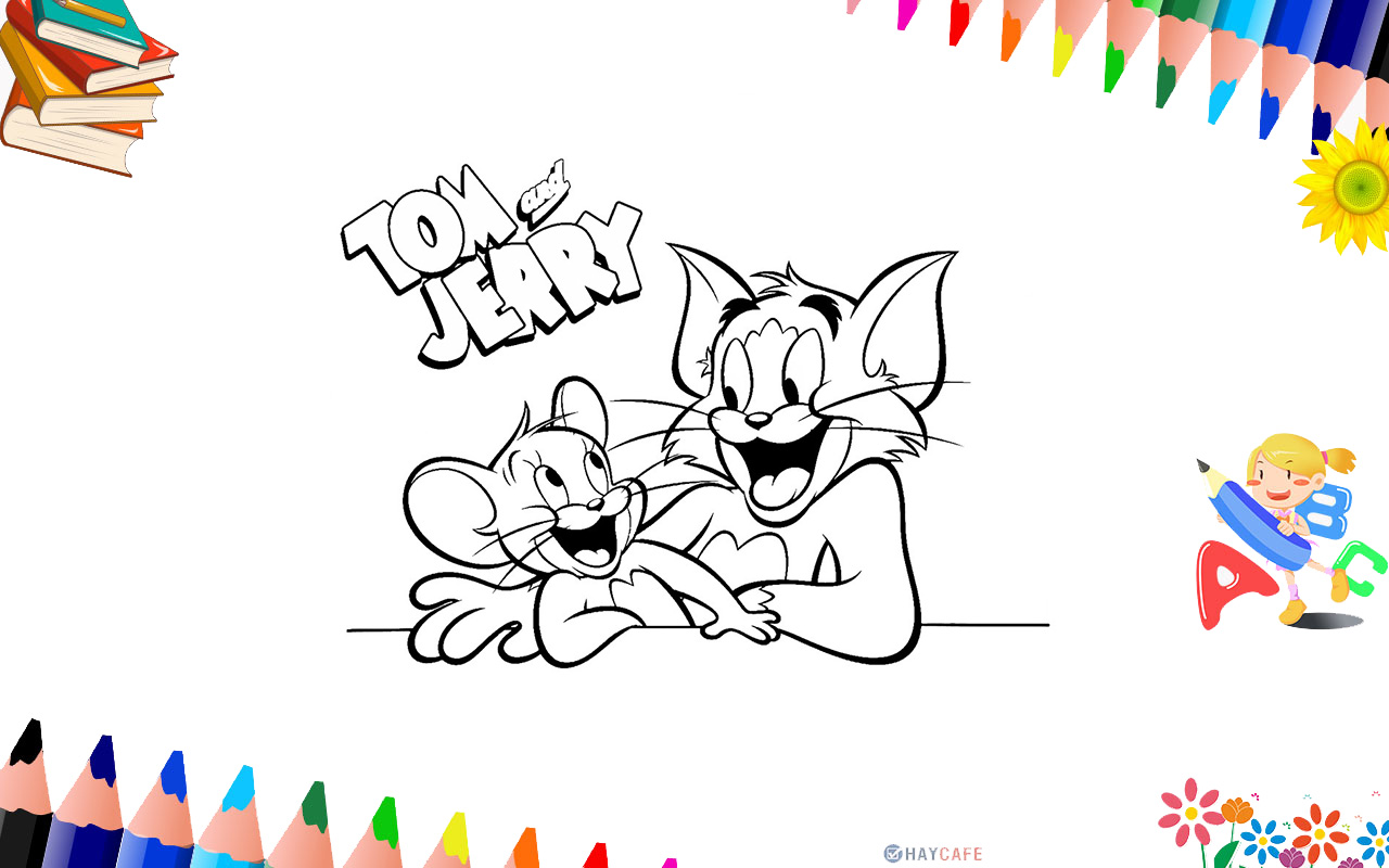 tô màu tom and jerry 0014