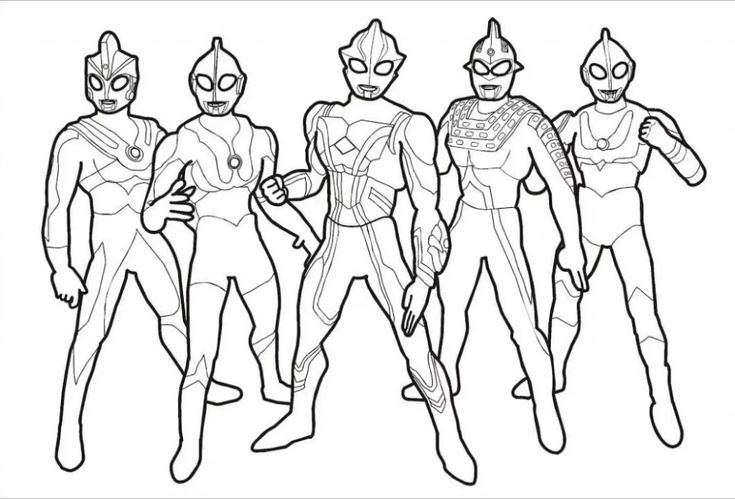 tô màu ultraman cho trẻ