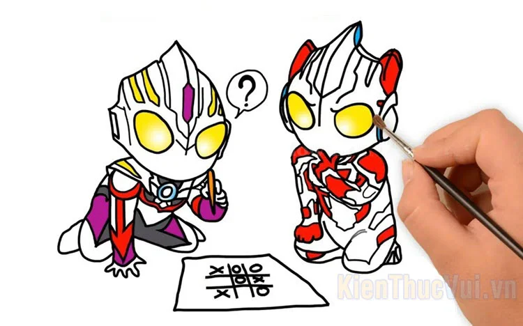 tô màu ultraman 0014