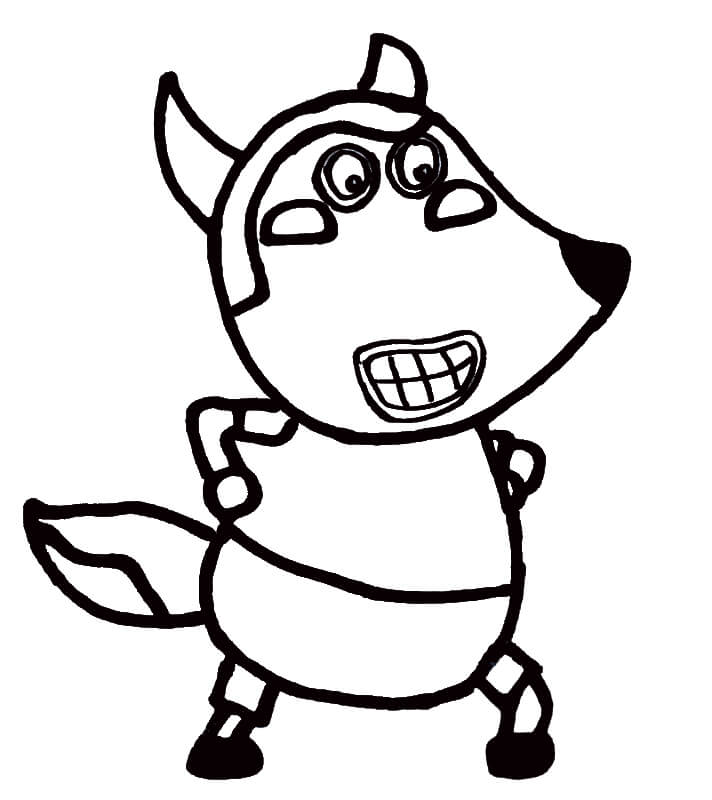 tô màu wolfoo