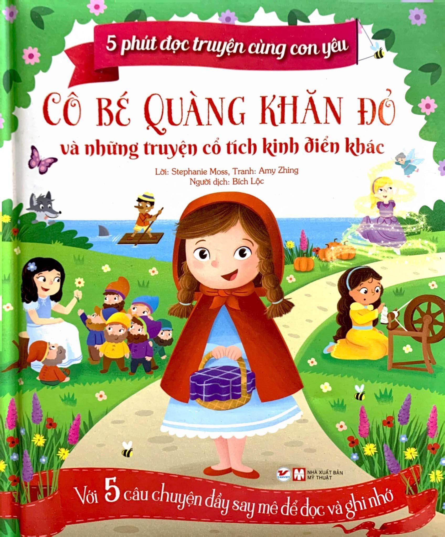 tranh tô màu cô bé quàng khăn đỏ 0026