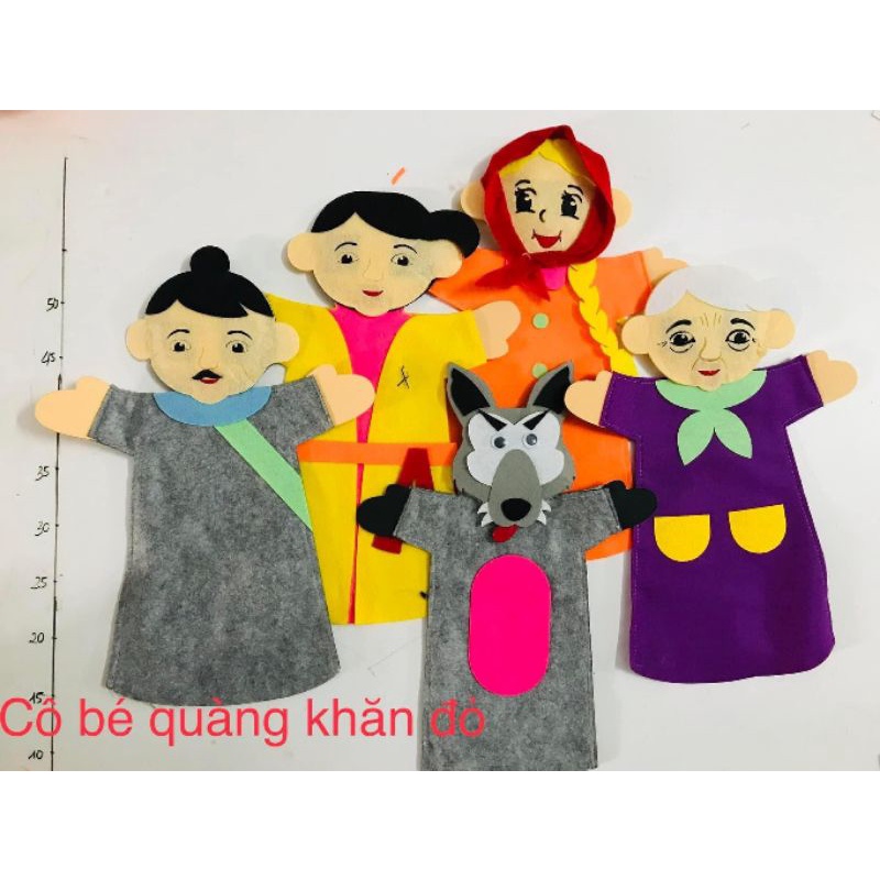 tranh tô màu cô bé quàng khăn đỏ 0029