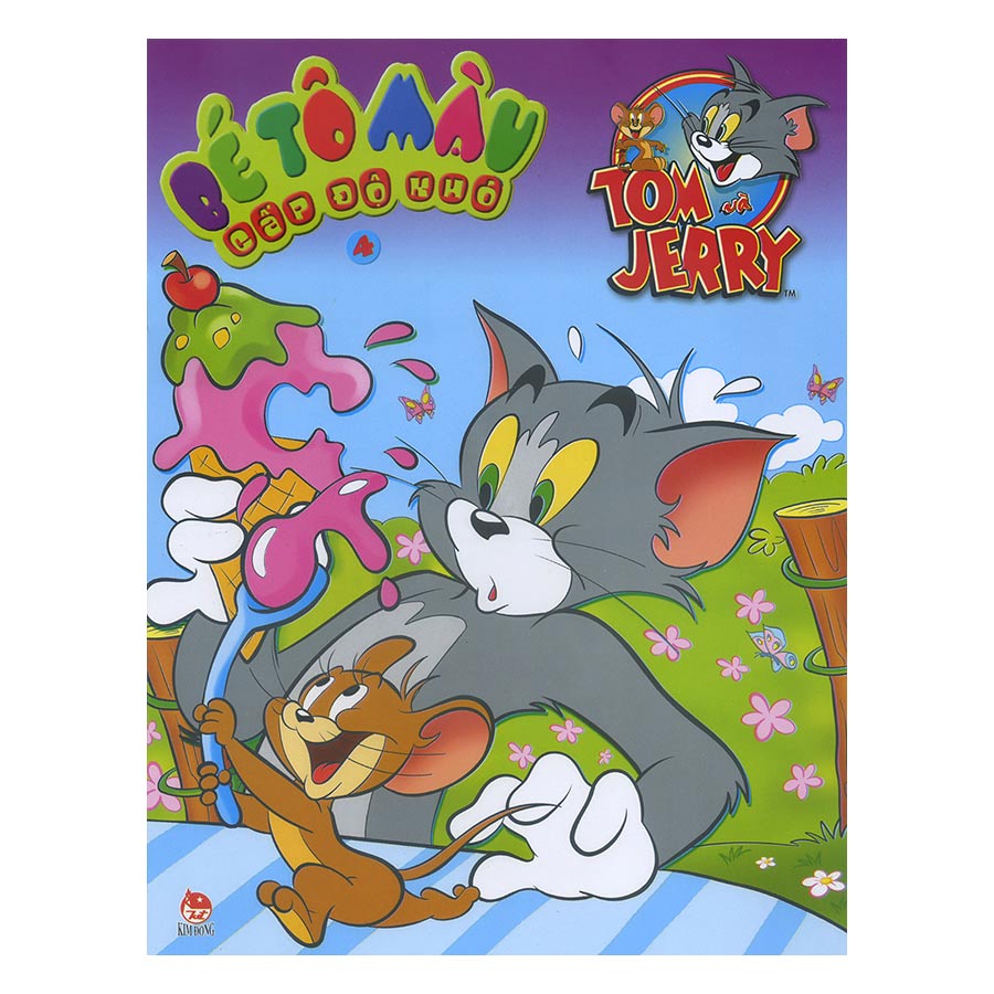 tranh tô màu nhân vật Tom và Jerry