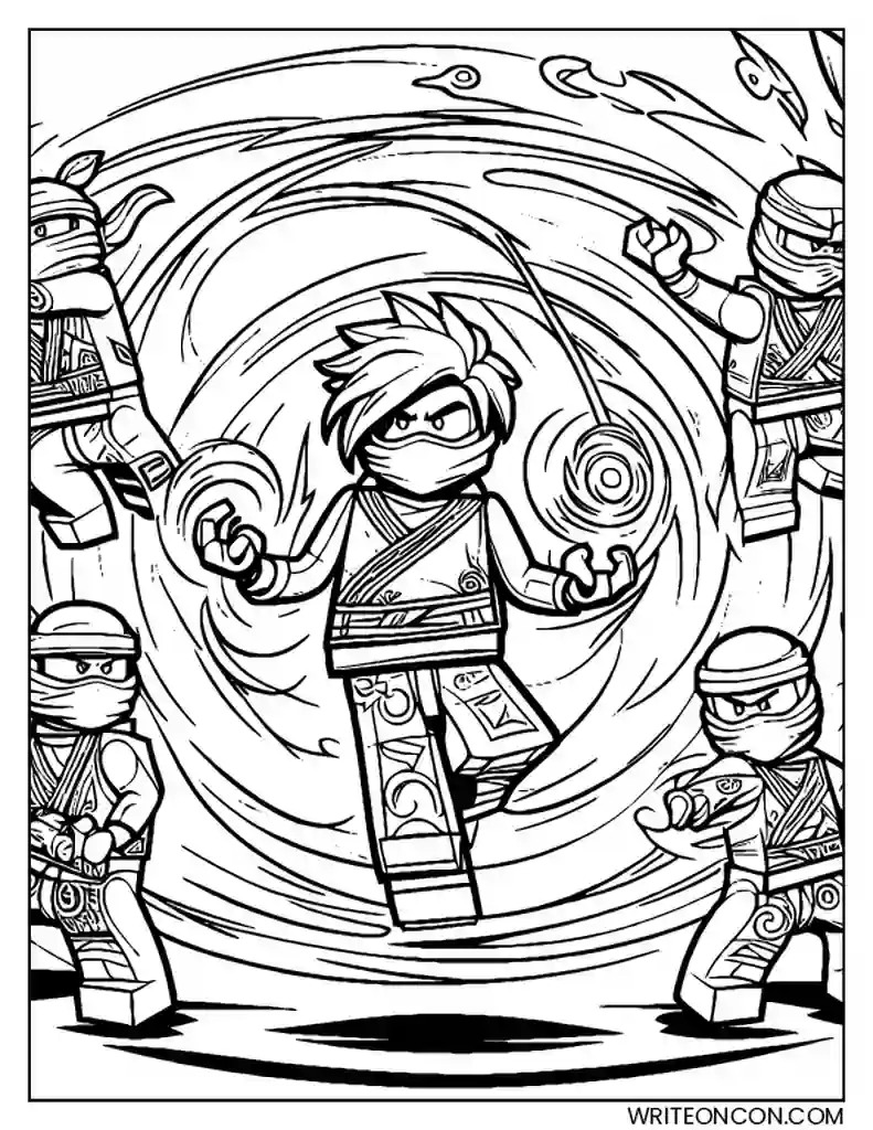 tranh tô màu ninjago 0013