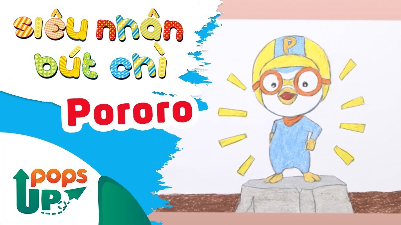 tranh tô màu pororo 0026