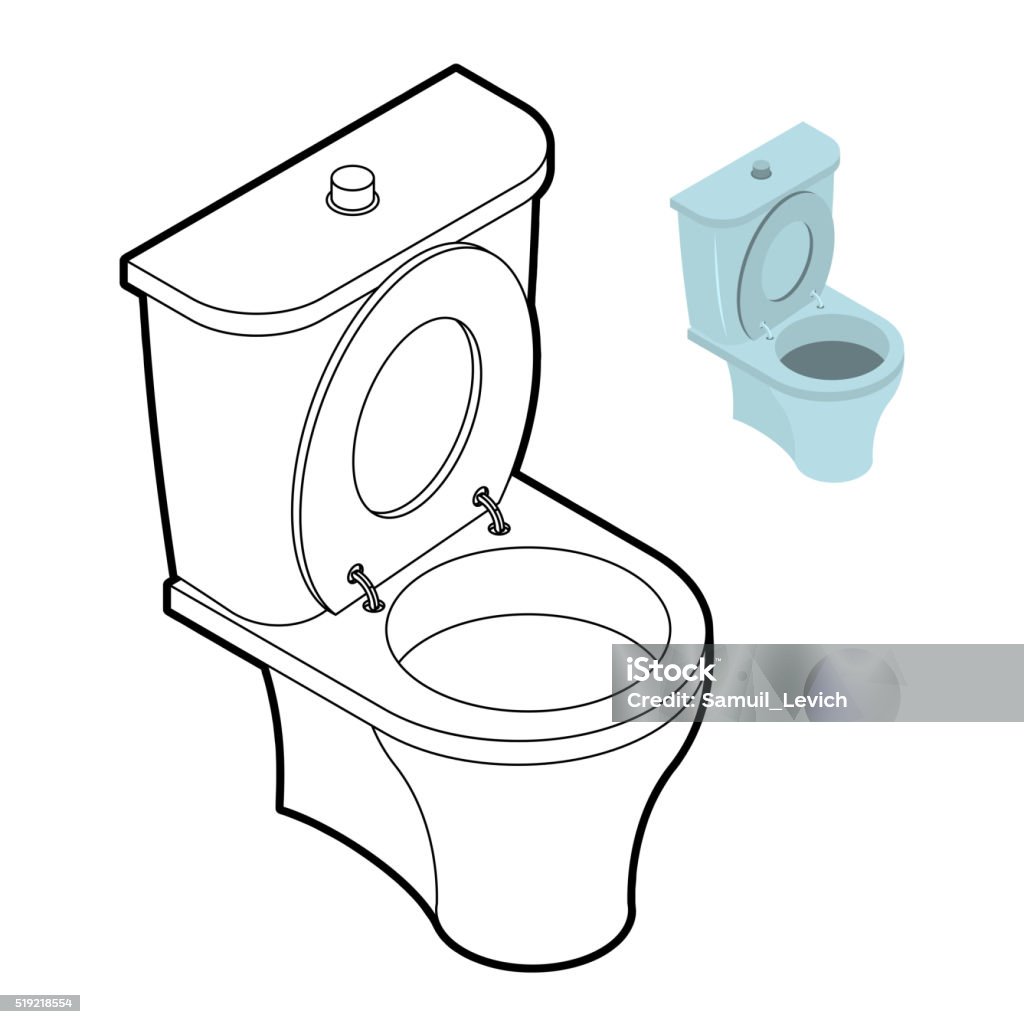 tranh tô màu toilet 0016