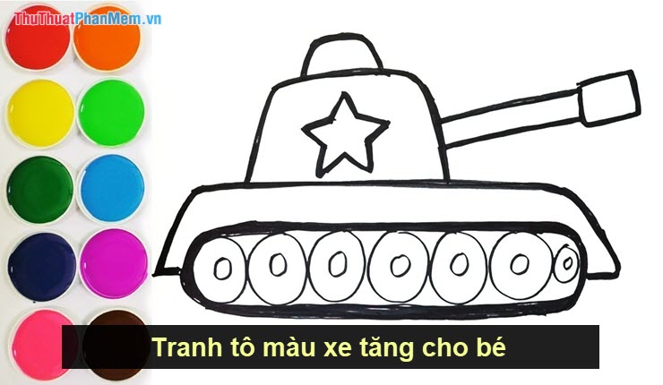 tô màu xe tăng 0016