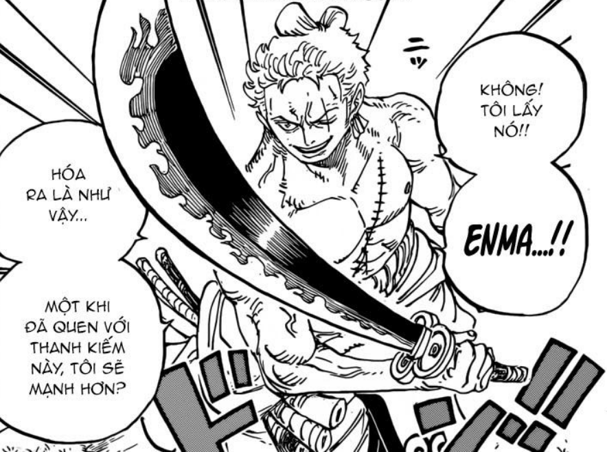 tranh tô màu zoro wano 0019