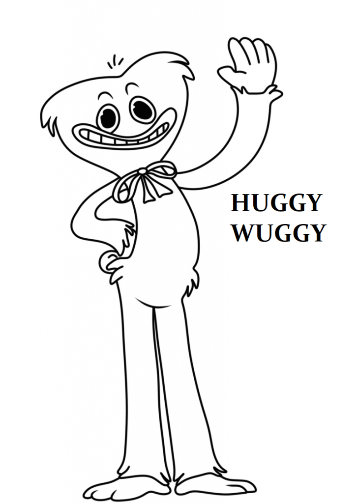 ý tưởng tô màu huggy wuggy